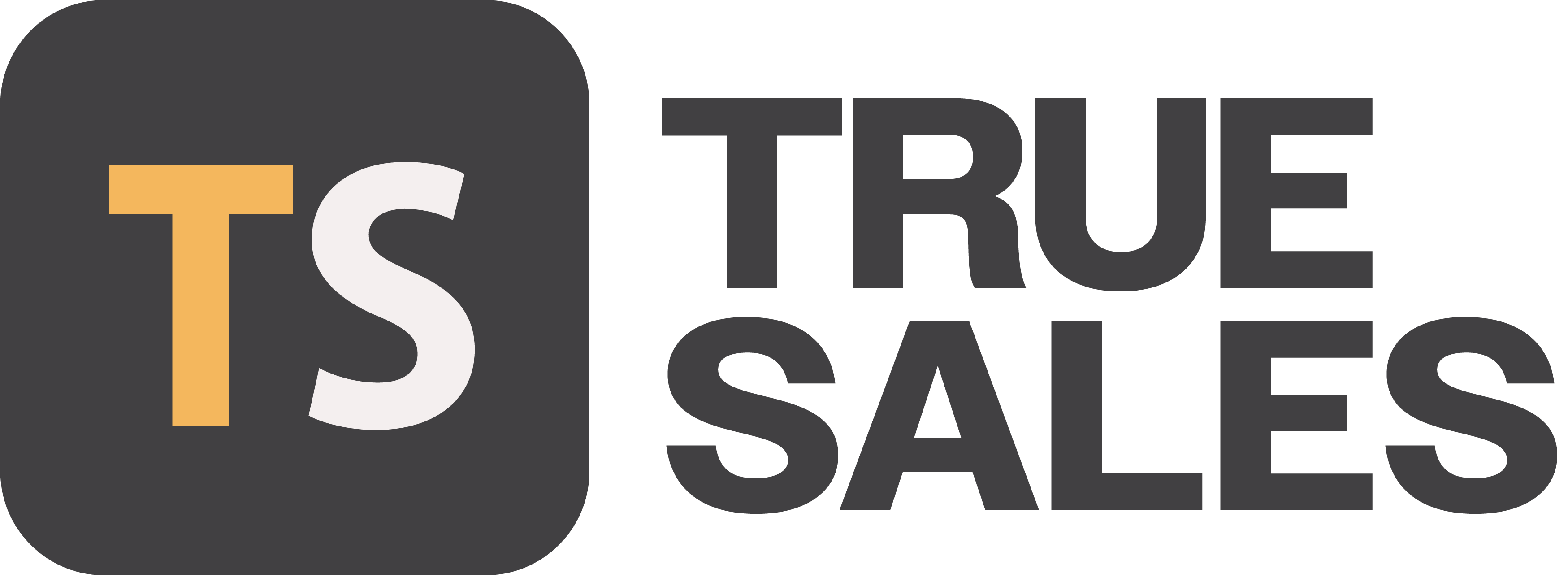 An image of the True Sales logo
